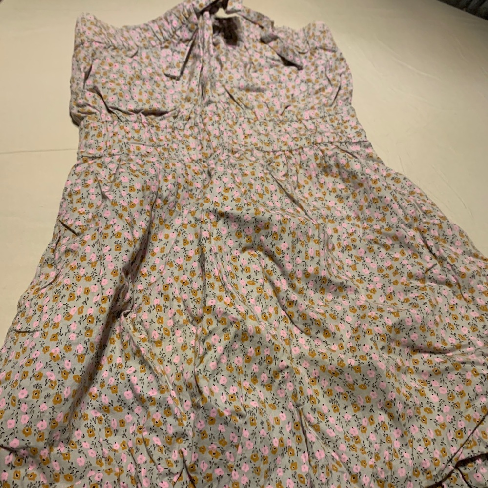 strapless mini  dress!